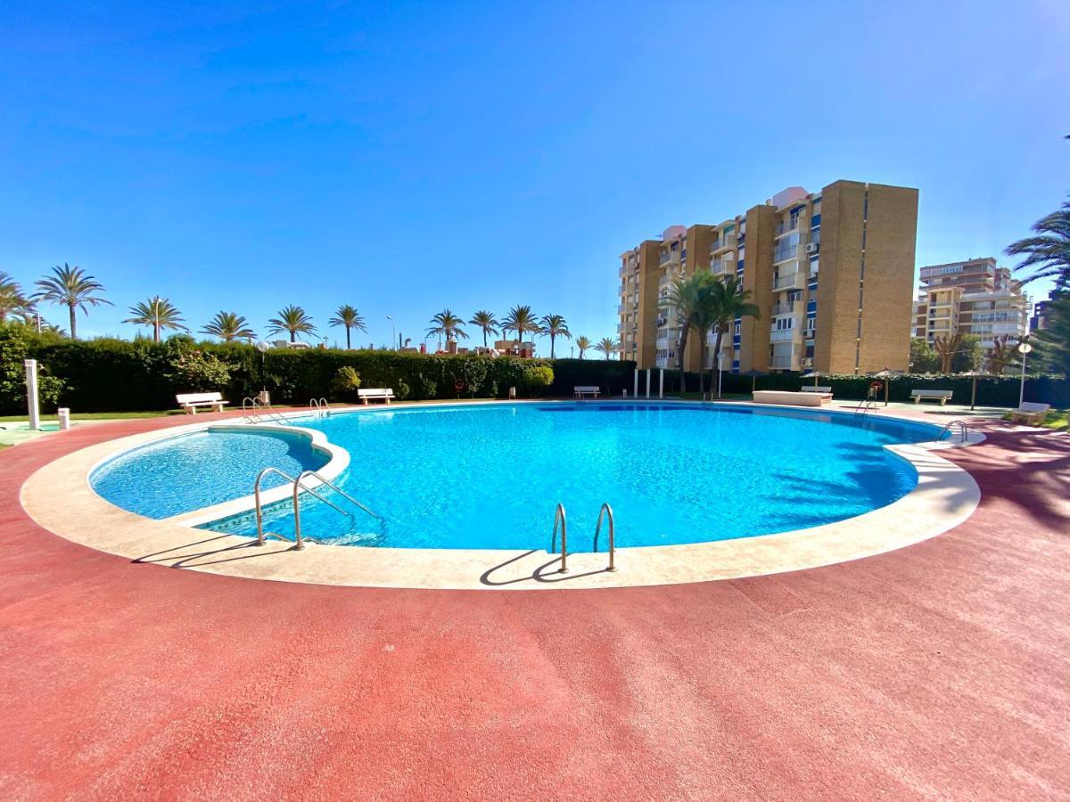 Nereo 7 Primera Linea de Playa San Juan Piscina, Parking wifi Inmobiliaria Leo Alicante Exterior foto
